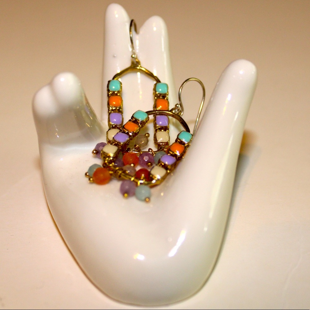 Sara Blaine South Beach Beaded Earrings